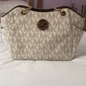 Michael Kors White Purse